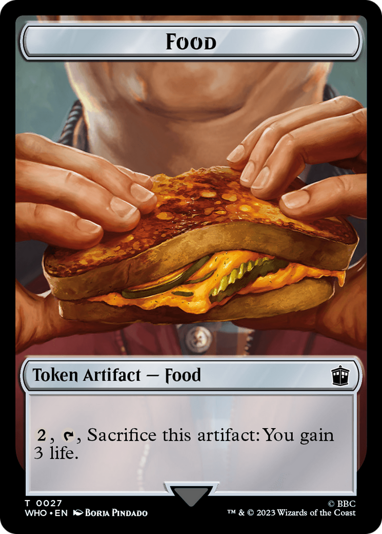 Alien Angel // Food (0027) Double-Sided Token [Doctor Who Tokens] | Game Grid - Logan