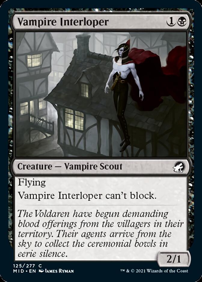 Vampire Interloper [Innistrad: Midnight Hunt] | Game Grid - Logan