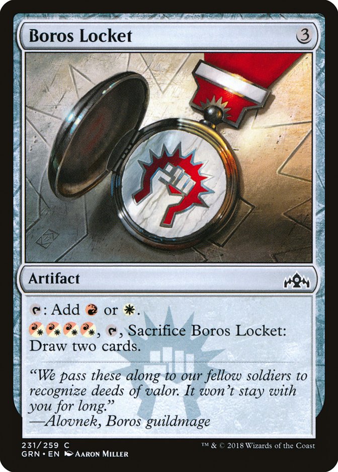 Boros Locket [Guilds of Ravnica] | Game Grid - Logan