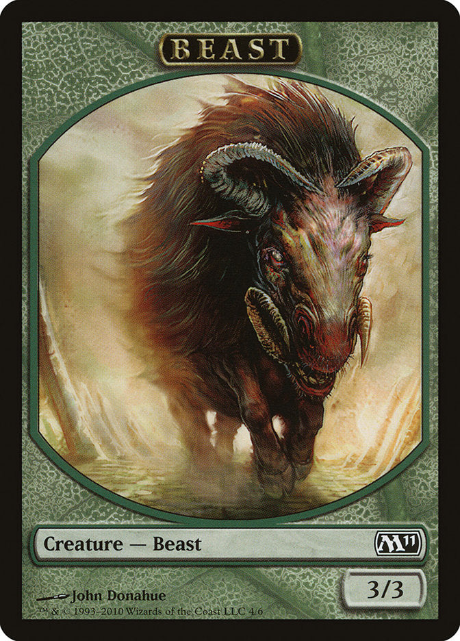 Beast Token [Magic 2011 Tokens] | Game Grid - Logan