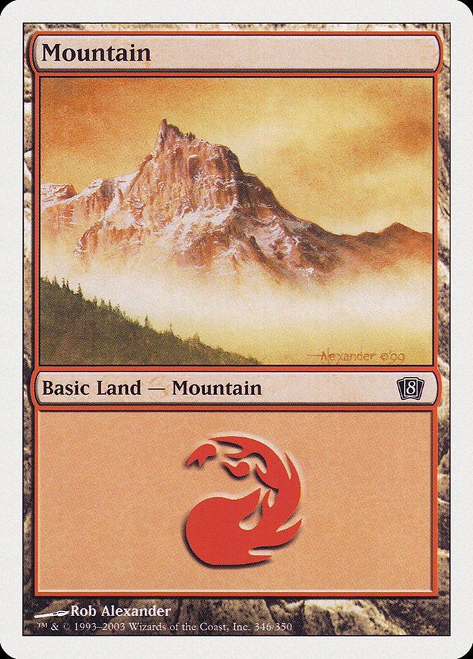 Mountain (346) [Eighth Edition] | Game Grid - Logan