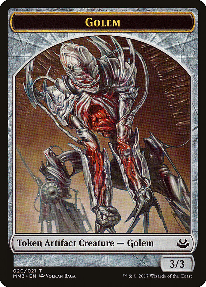 Golem Token [Modern Masters 2017 Tokens] | Game Grid - Logan