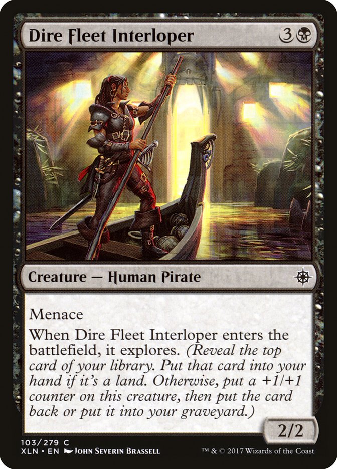 Dire Fleet Interloper [Ixalan] | Game Grid - Logan