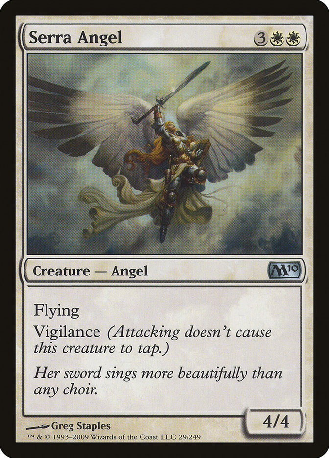 Serra Angel [Magic 2010] | Game Grid - Logan