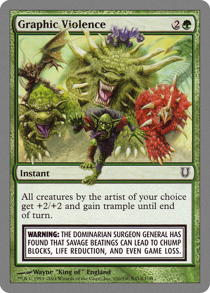 Graphic Violence [Unhinged] | Game Grid - Logan