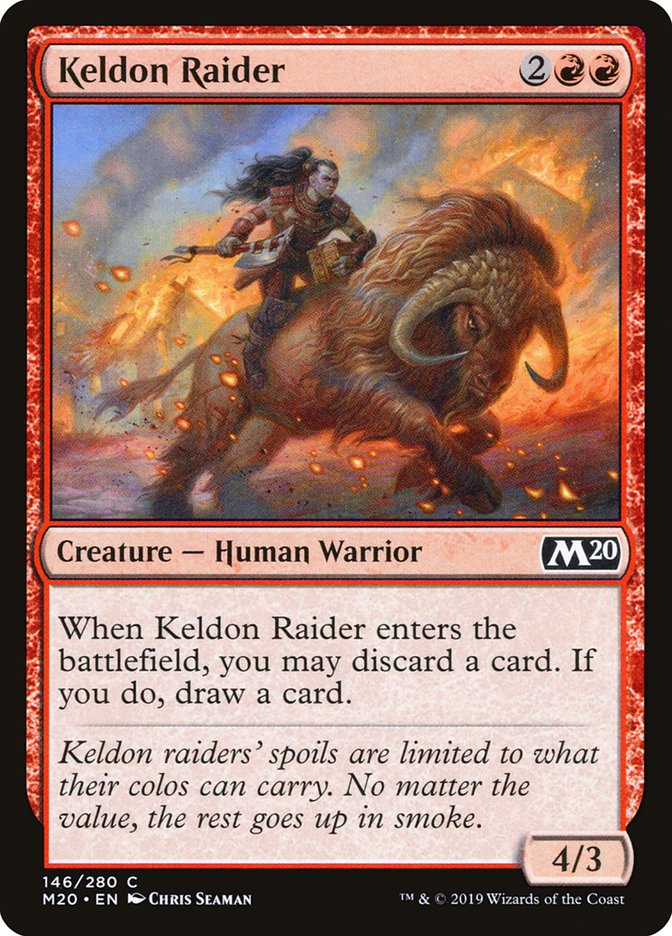 Keldon Raider [Core Set 2020] | Game Grid - Logan