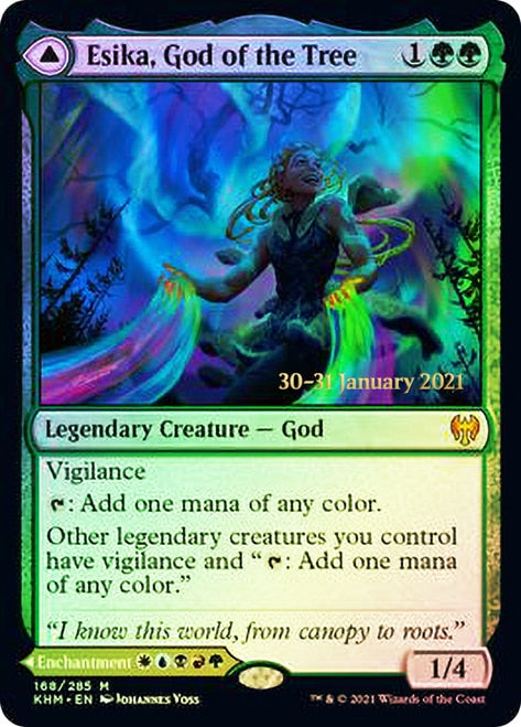 Esika, God of the Tree // The Prismatic Bridge [Kaldheim Prerelease Promos] | Game Grid - Logan