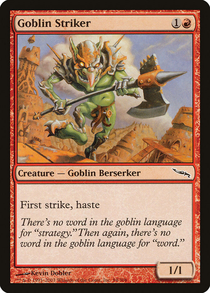 Goblin Striker [Mirrodin] | Game Grid - Logan
