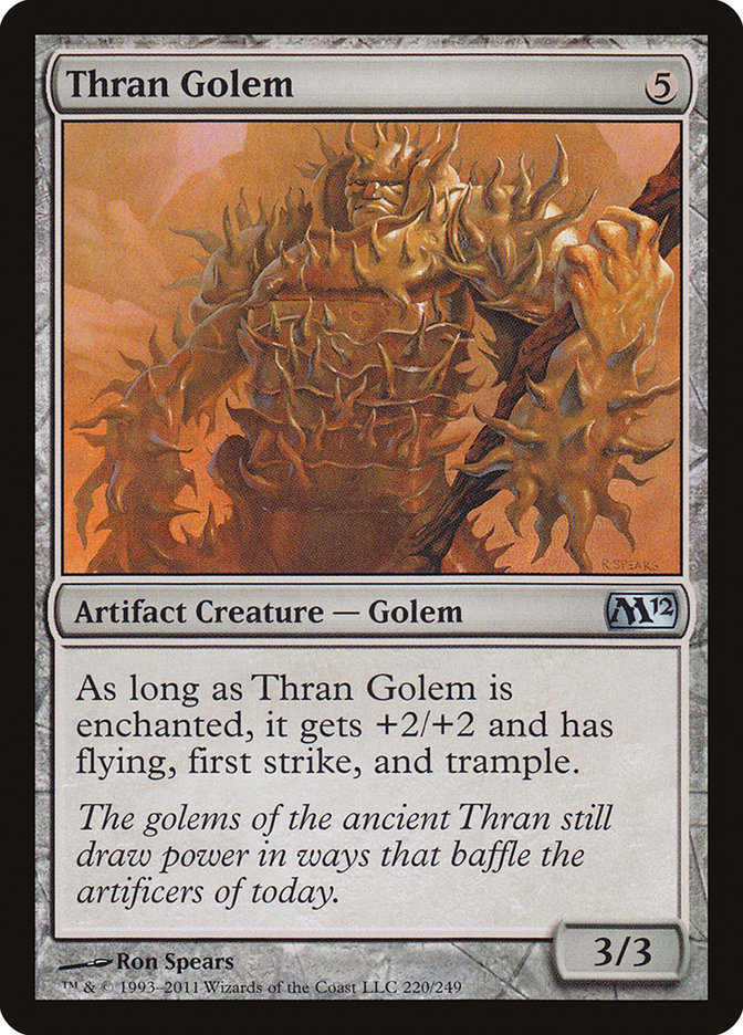 Thran Golem [Magic 2012] | Game Grid - Logan