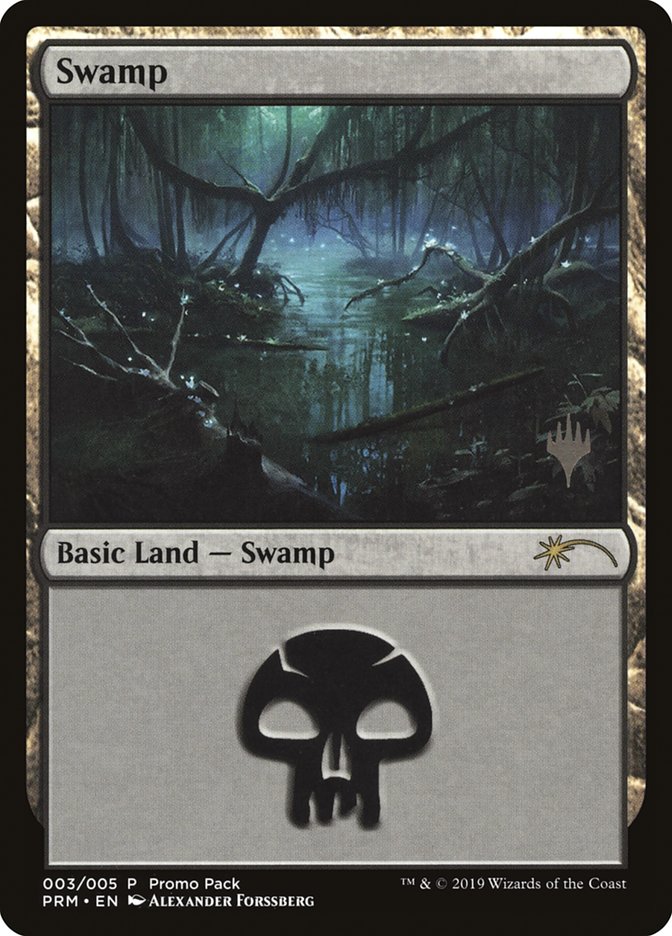 Swamp (3) [Core Set 2020 Promo Pack] | Game Grid - Logan