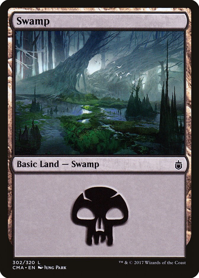 Swamp (302) [Commander Anthology] | Game Grid - Logan