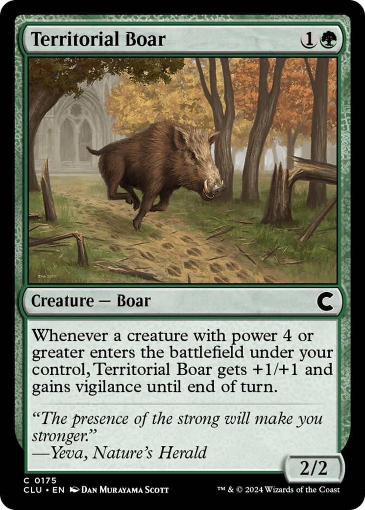 Territorial Boar [Ravnica: Clue Edition] | Game Grid - Logan