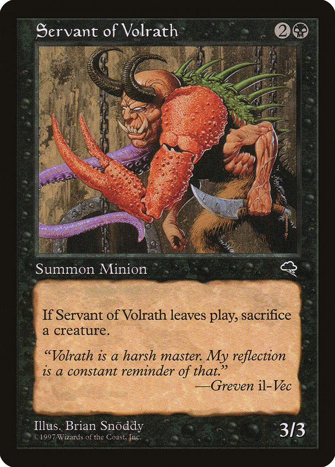 Servant of Volrath [Tempest] | Game Grid - Logan