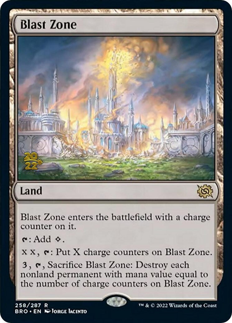 Blast Zone (258) [The Brothers' War Prerelease Promos] | Game Grid - Logan