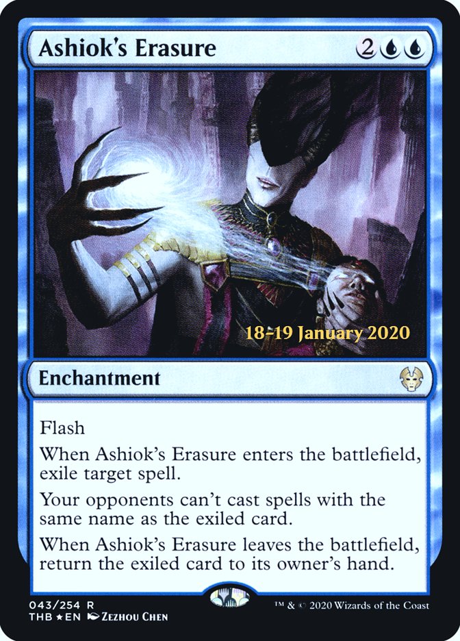 Ashiok's Erasure [Theros Beyond Death Prerelease Promos] | Game Grid - Logan