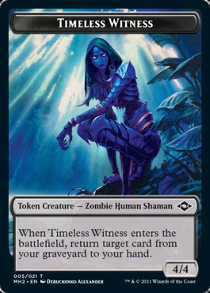 Timeless Witness // Treasure (20) Double-Sided Token [Modern Horizons 2 Tokens] | Game Grid - Logan