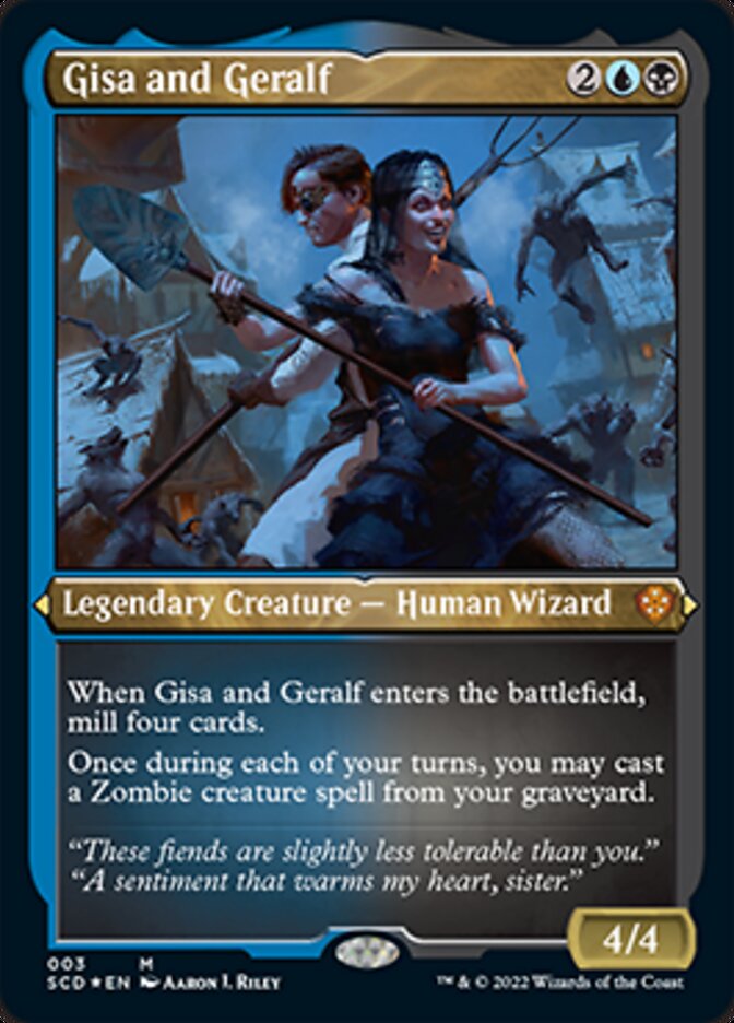 Gisa and Geralf (Foil Etched) [Starter Commander Decks] | Game Grid - Logan