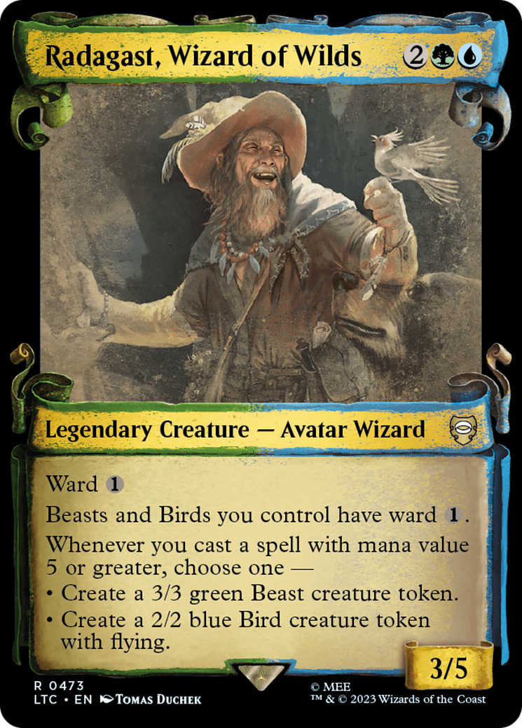 Radagast, Wizard of Wilds [The Lord of the Rings: Tales of Middle-Earth Commander Showcase Scrolls] | Game Grid - Logan