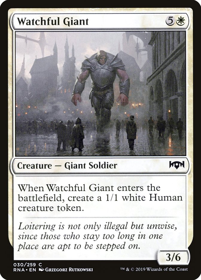 Watchful Giant [Ravnica Allegiance] | Game Grid - Logan