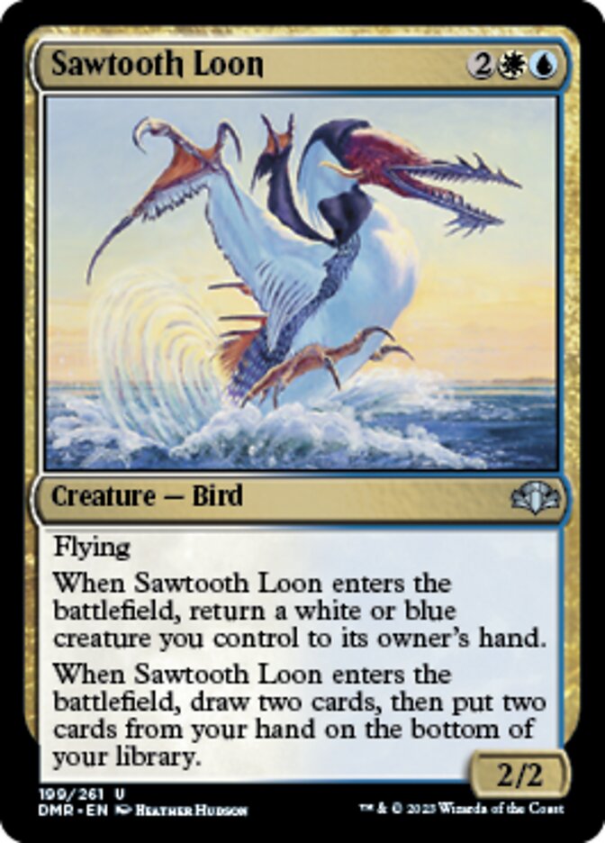 Sawtooth Loon [Dominaria Remastered] | Game Grid - Logan