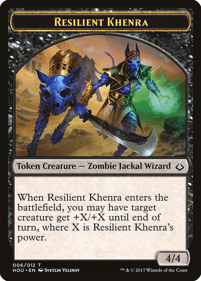 Resilient Khenra Token [Hour of Devastation Tokens] | Game Grid - Logan