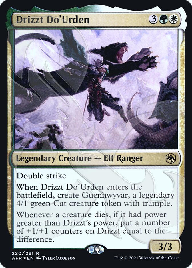 Drizzt Do'Urden (Ampersand Promo) [Dungeons & Dragons: Adventures in the Forgotten Realms Promos] | Game Grid - Logan