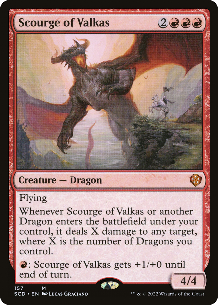 Scourge of Valkas [Starter Commander Decks] | Game Grid - Logan