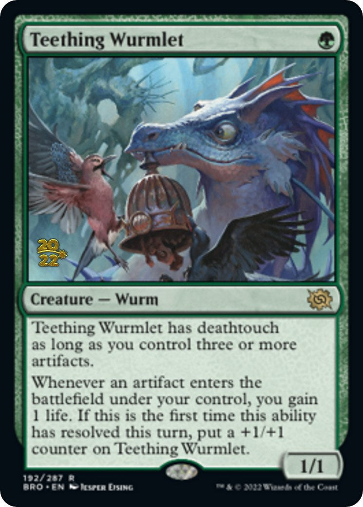 Teething Wurmlet [The Brothers' War Prerelease Promos] | Game Grid - Logan