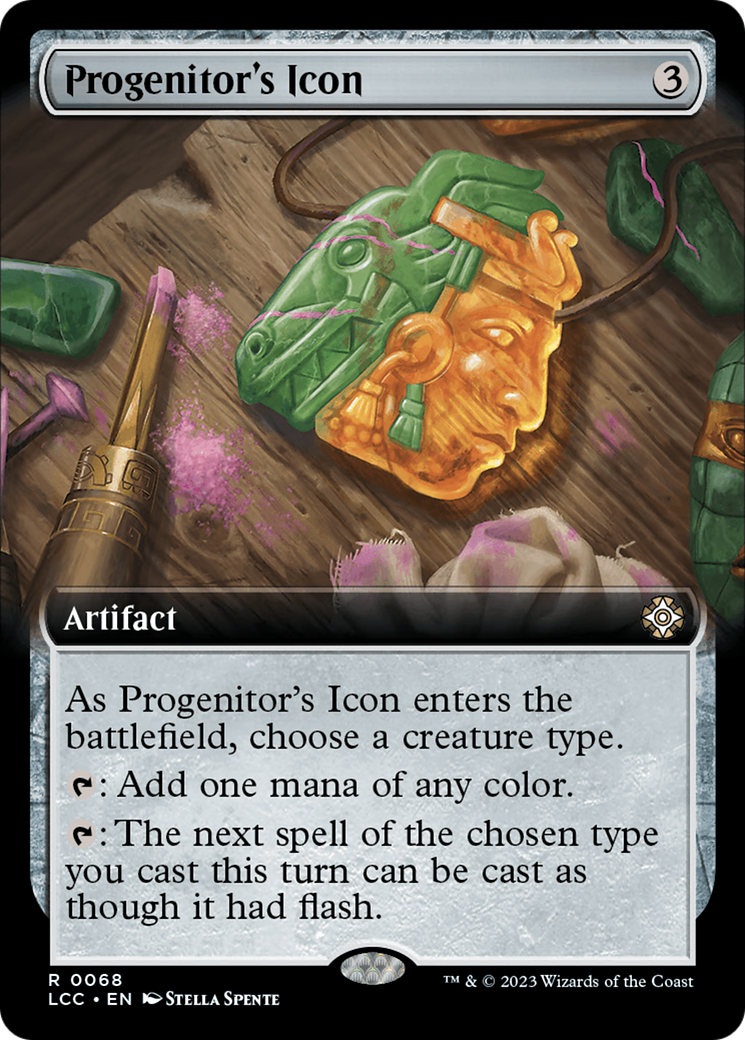 Progenitor's Icon (Extended Art) [The Lost Caverns of Ixalan Commander] | Game Grid - Logan