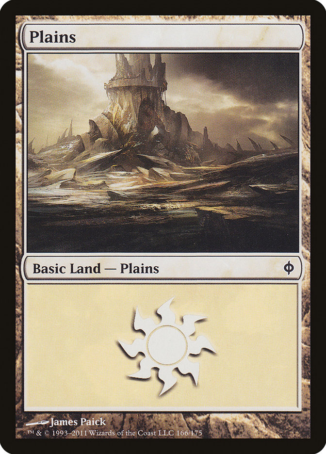 Plains (166) [New Phyrexia] | Game Grid - Logan