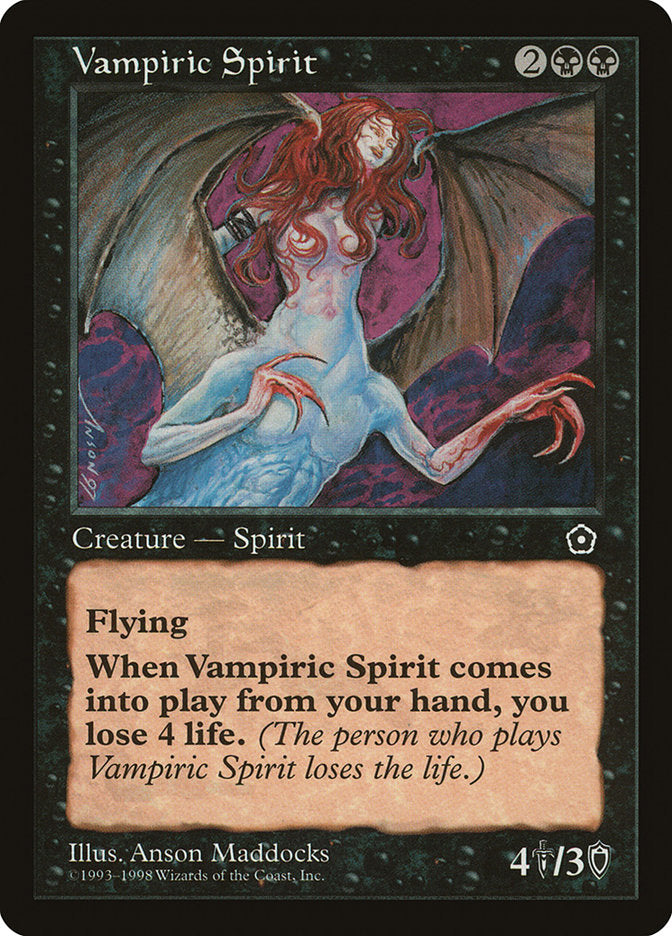 Vampiric Spirit [Portal Second Age] | Game Grid - Logan