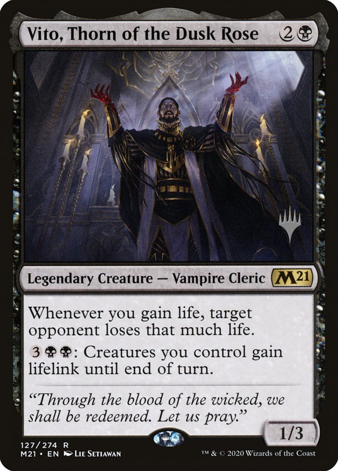 Vito, Thorn of the Dusk Rose (Promo Pack) [Core Set 2021 Promos] | Game Grid - Logan