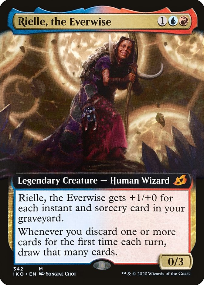 Rielle, the Everwise (Extended Art) [Ikoria: Lair of Behemoths] | Game Grid - Logan