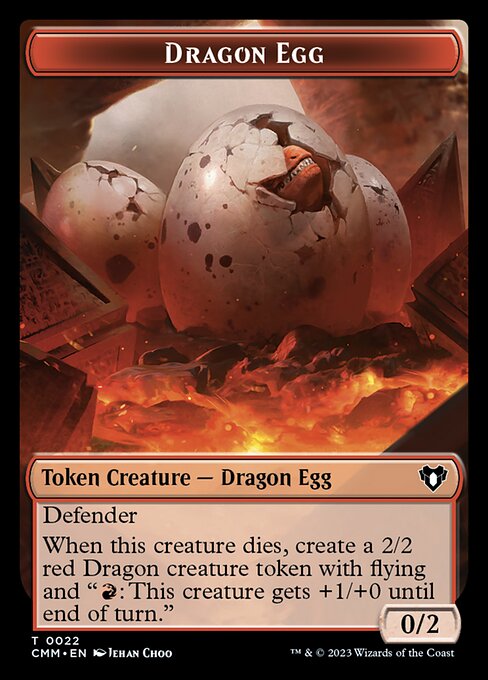 City's Blessing // Dragon Egg Double-Sided Token [Commander Masters Tokens] | Game Grid - Logan