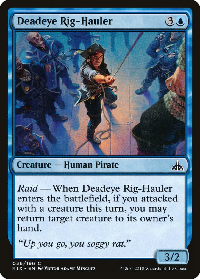 Deadeye Rig-Hauler [Rivals of Ixalan] | Game Grid - Logan