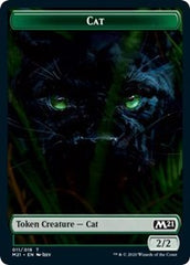 Cat (011) // Zombie Double-Sided Token [Core Set 2021 Tokens] | Game Grid - Logan