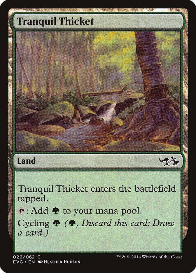 Tranquil Thicket (Elves vs. Goblins) [Duel Decks Anthology] | Game Grid - Logan