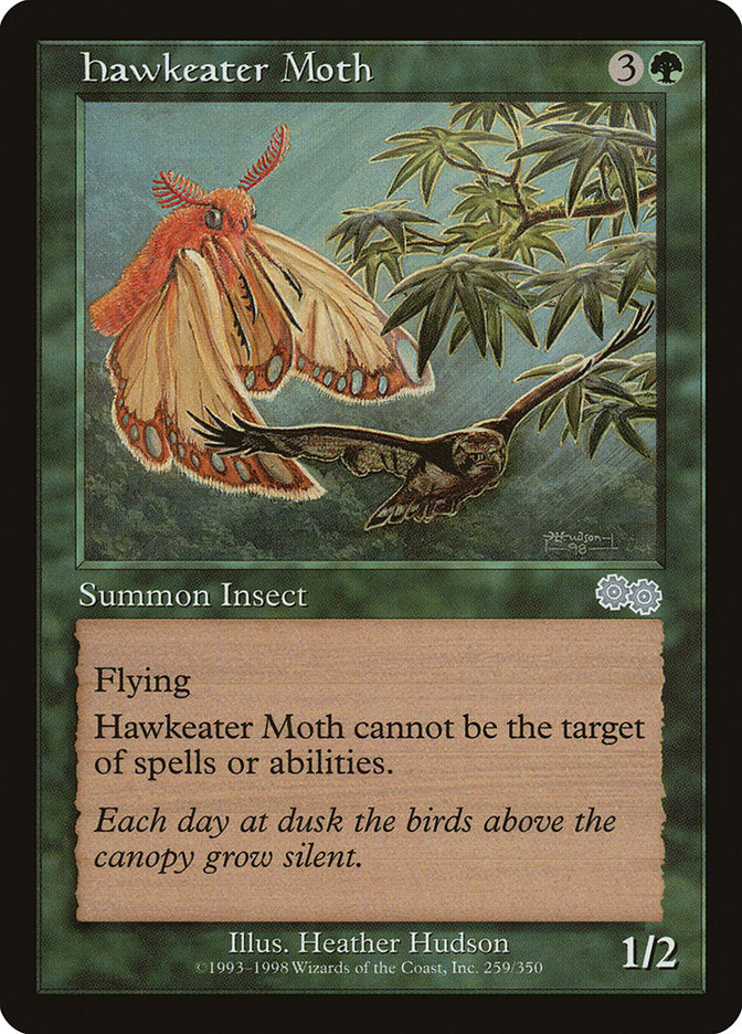 Hawkeater Moth [Urza's Saga] | Game Grid - Logan