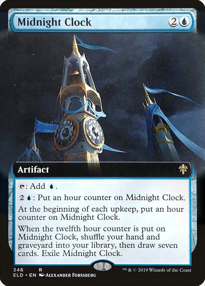 Midnight Clock (Extended Art) [Throne of Eldraine] | Game Grid - Logan