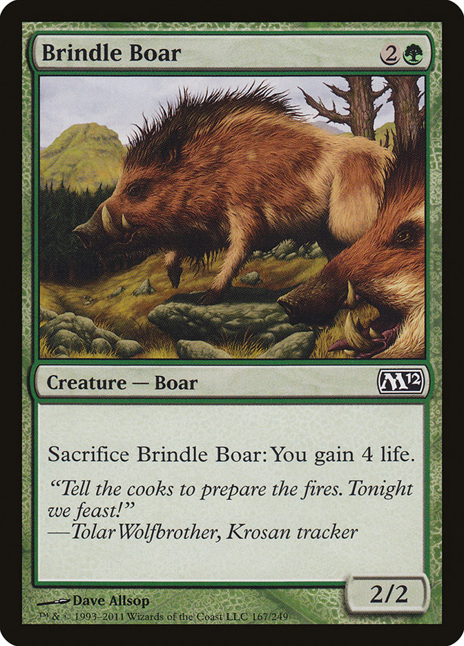 Brindle Boar [Magic 2012] | Game Grid - Logan