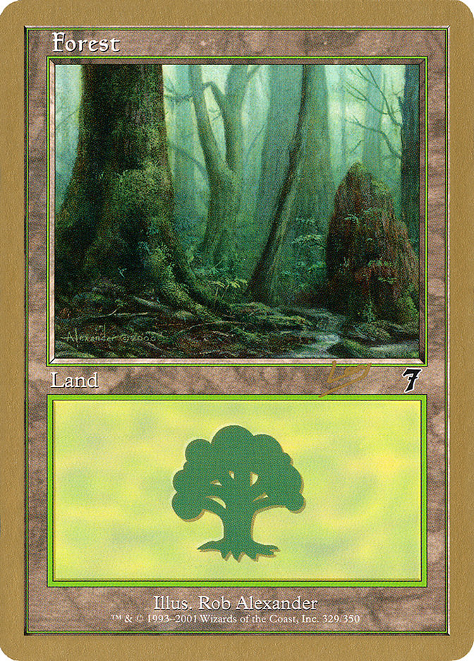 Forest (rl329) (Raphael Levy) [World Championship Decks 2002] | Game Grid - Logan