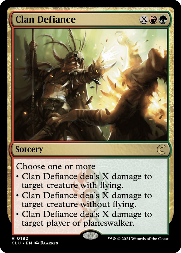 Clan Defiance [Ravnica: Clue Edition] | Game Grid - Logan