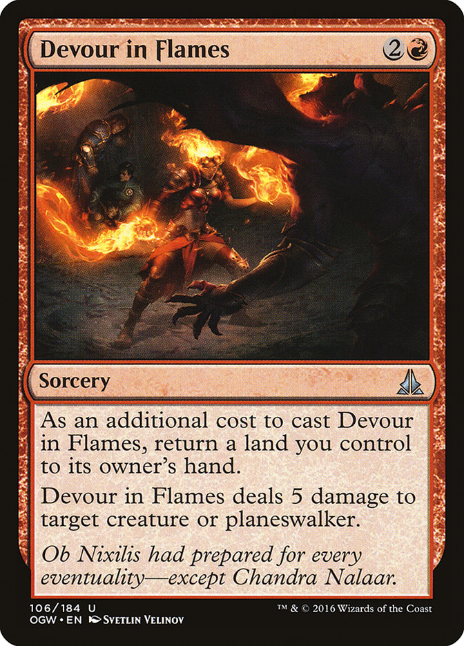 Devour in Flames [Oath of the Gatewatch] | Game Grid - Logan