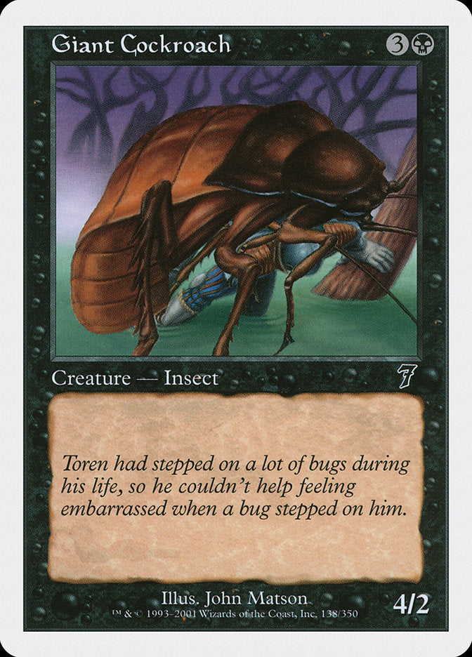 Giant Cockroach [Seventh Edition] | Game Grid - Logan