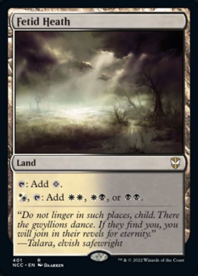 Fetid Heath [Streets of New Capenna Commander] | Game Grid - Logan