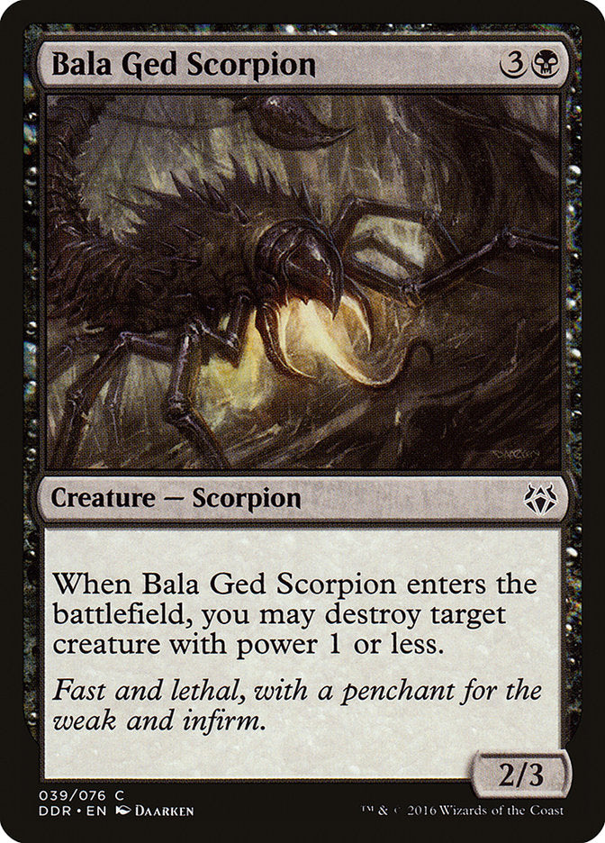 Bala Ged Scorpion [Duel Decks: Nissa vs. Ob Nixilis] | Game Grid - Logan
