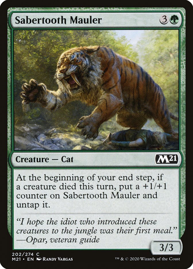 Sabertooth Mauler [Core Set 2021] | Game Grid - Logan