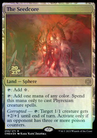 The Seedcore [Phyrexia: All Will Be One Prerelease Promos] | Game Grid - Logan