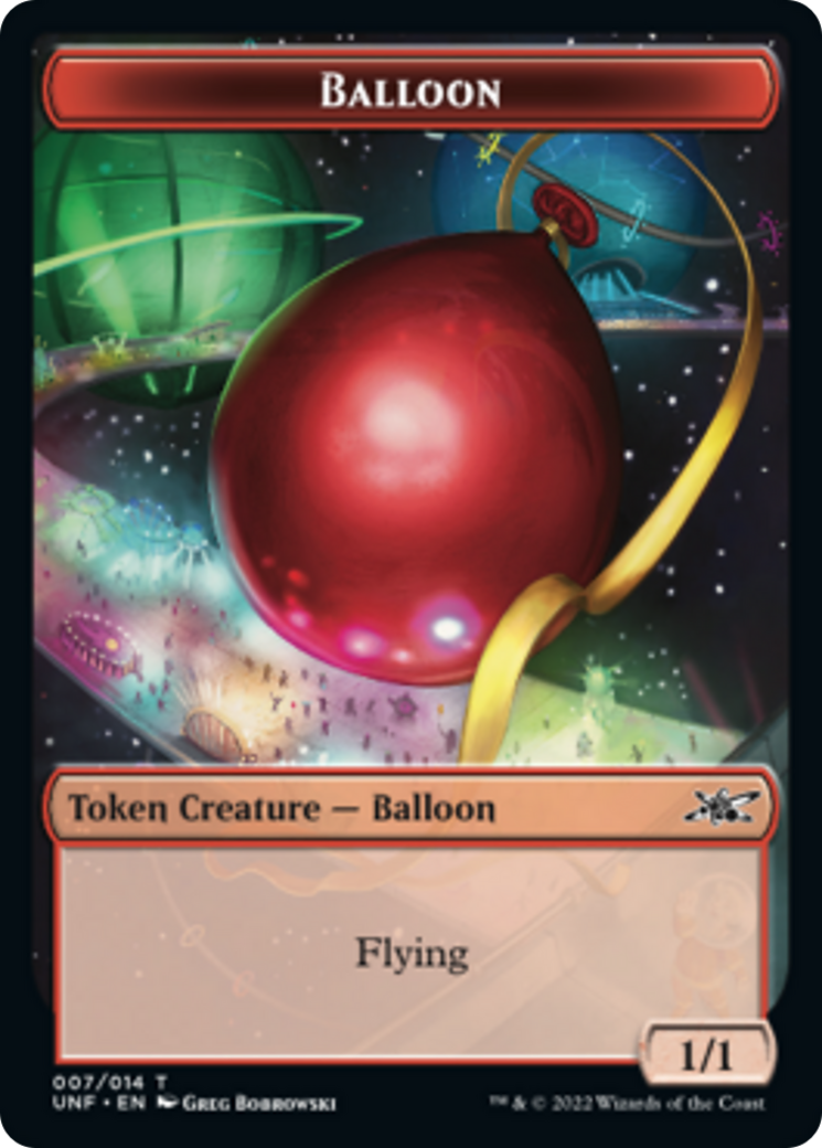 Squirrel // Balloon Double-Sided Token [Unfinity Tokens] | Game Grid - Logan