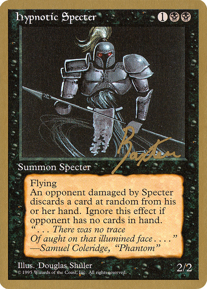 Hypnotic Specter (George Baxter) [Pro Tour Collector Set] | Game Grid - Logan